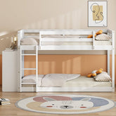 Bellemave® Bunk Bed with 4 Drawers and 3 Shelves - Bellemave